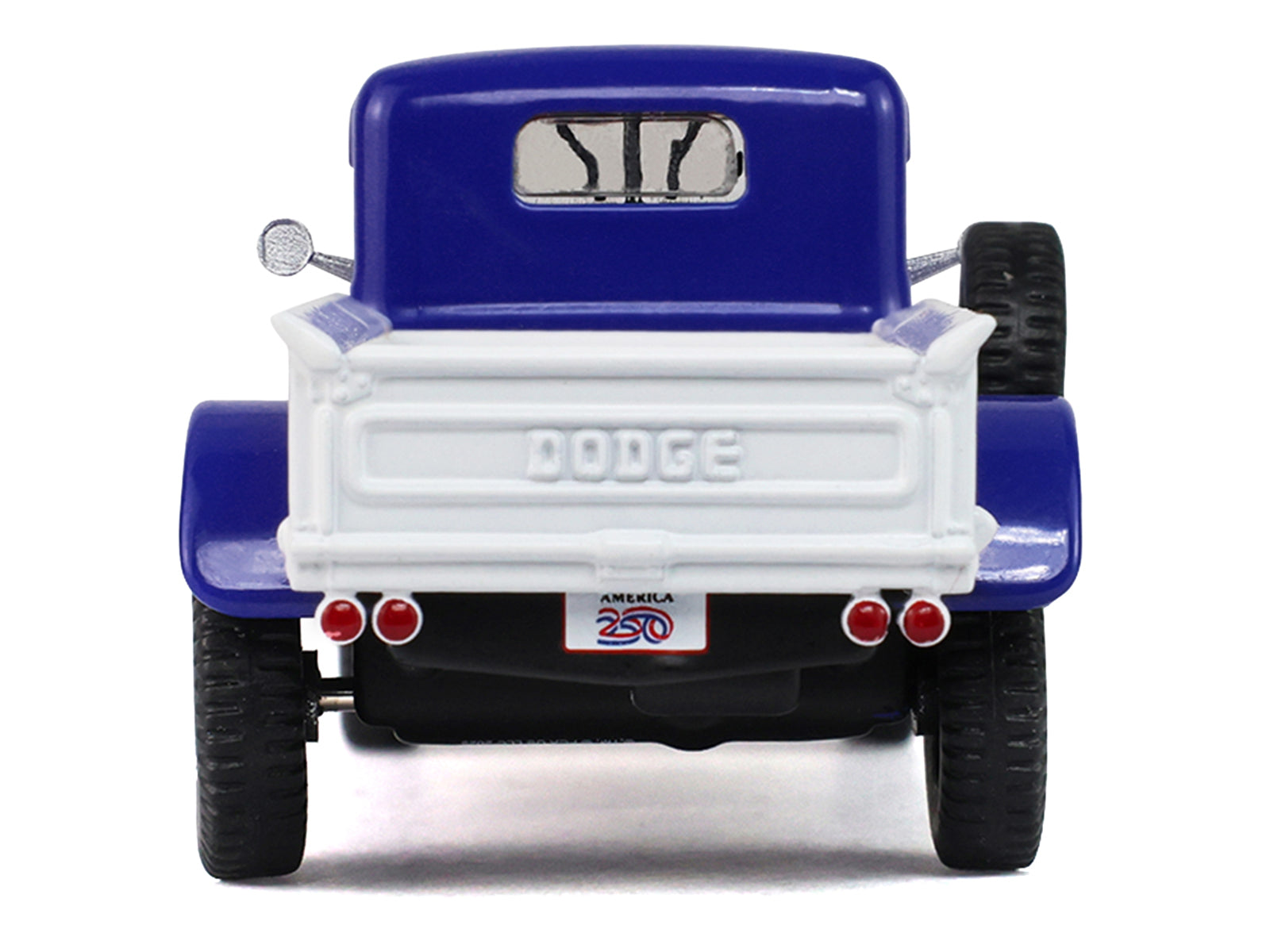 1946 Dodge Power Wagon Pickup Truck Red White and Blue "America 250 Edition" "Anniversary Collection" Series 18 1/64 Diecast Model Car by Greenlight - image 5