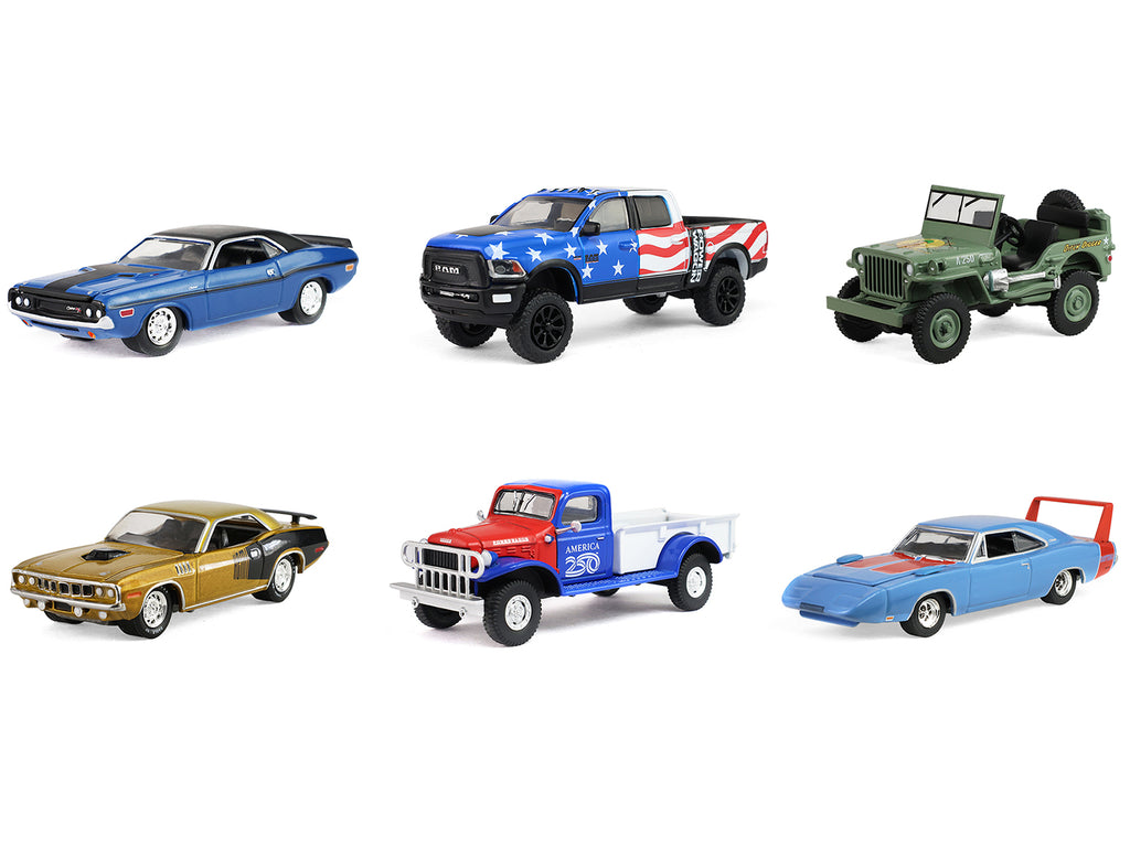"Anniversary Collection" Series 18 Set of 6 pieces "America 250 Edition" 1/64 Diecast Model Cars by Greenlight - image 2