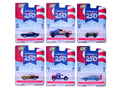 "Anniversary Collection" Series 18 Set of 6 pieces "America 250 Edition" 1/64 Diecast Model Cars by Greenlight