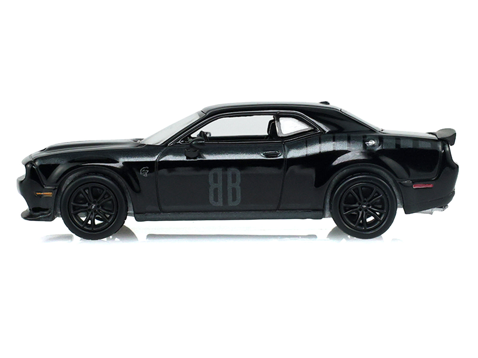 2017 Dodge Challenger SRT Hellcat Widebody Black "Black Bandit" Series 31 1/64 Diecast Model Car by Greenlight