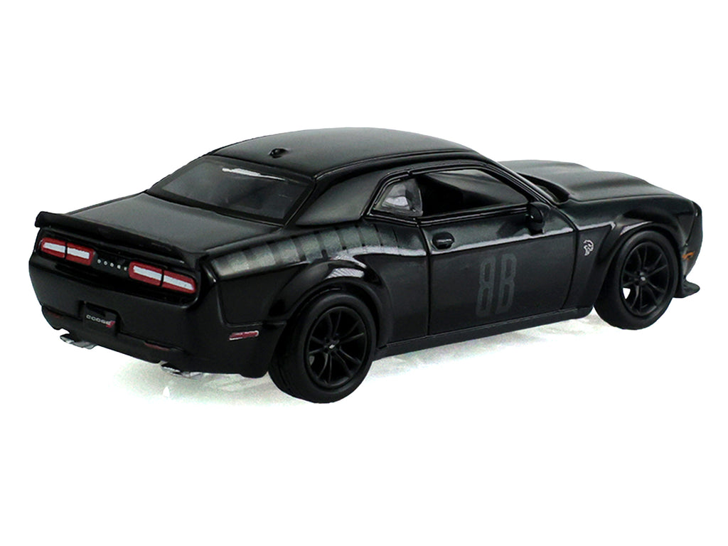 2017 Dodge Challenger SRT Hellcat Widebody Black "Black Bandit" Series 31 1/64 Diecast Model Car by Greenlight