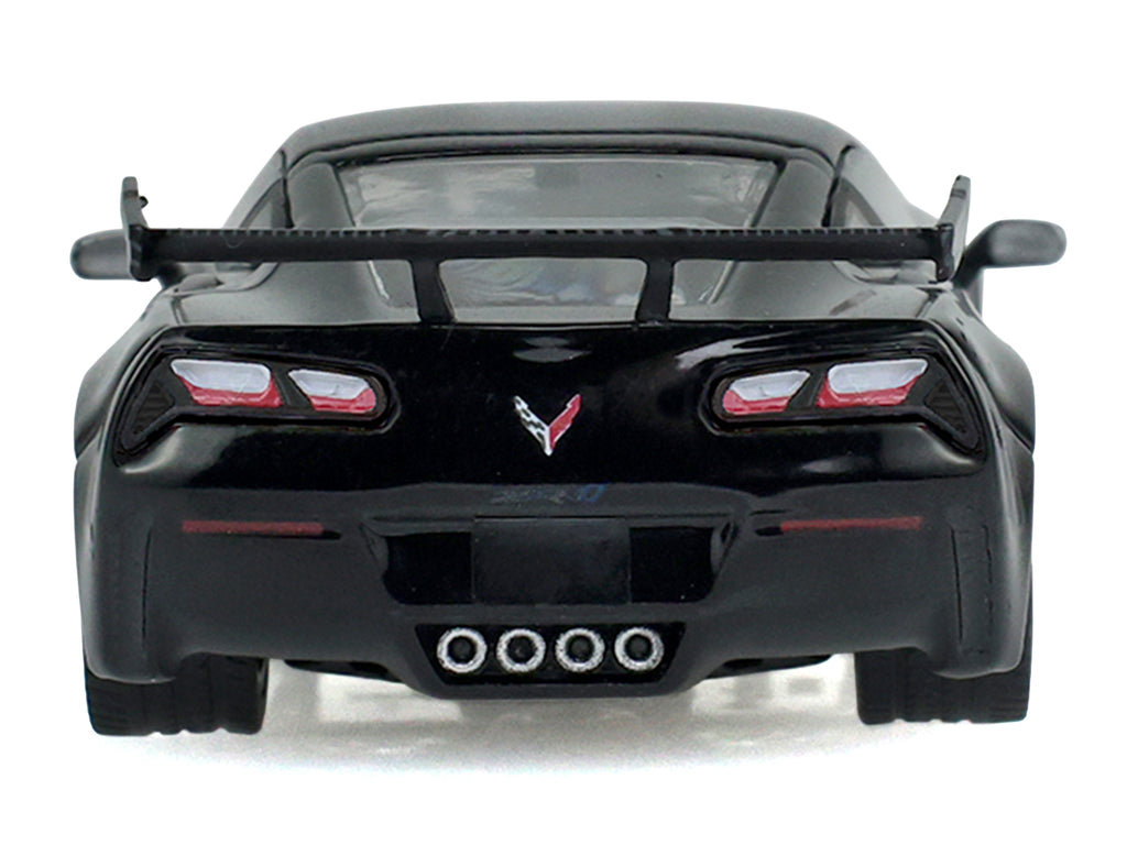 2019 Chevrolet Corvette ZR1 Black "Black Bandit" Series 31 1/64 Diecast Model Car by Greenlight