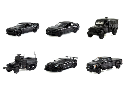 "Black Bandit" Series 31 6 piece Set 1/64 Diecast Model Cars by Greenlight