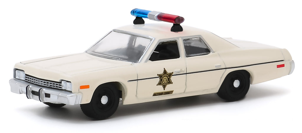 1975 Dodge Monaco Cream "Hazzard County Sheriff" "Hobby Exclusive" 1/64 Diecast Model Car by Greenlight - image 2