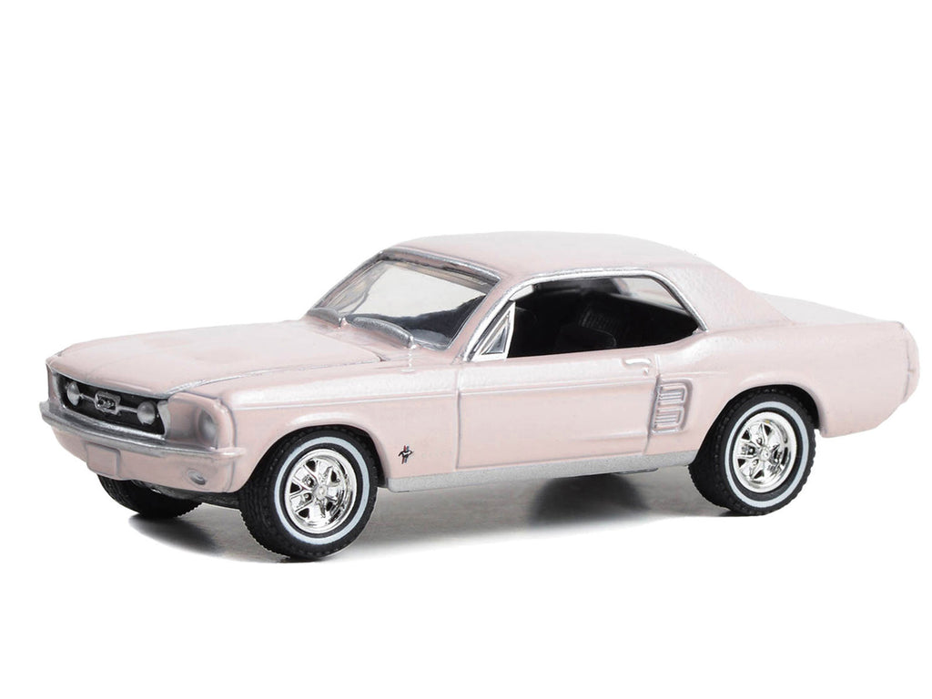 1967 Ford Mustang Coupe "She Country Special - Bill Goodro Ford Denver Colorado" Bermuda Sand "Hobby Exclusive" Series 1/64 Diecast Model Car by Greenlight - image 3
