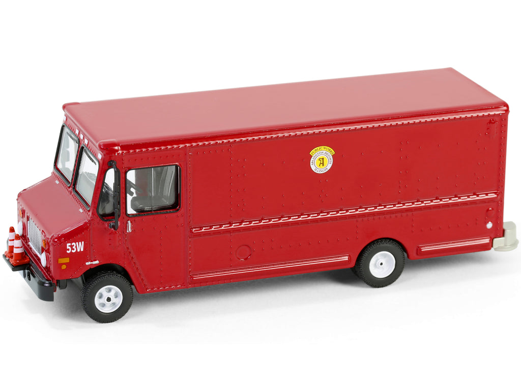 2020 Step Van with Traffic Cone Mounts "Village of Arlington Heights Public Works" Red "Hobby Exclusive" Series 1/64 Diecast Model Car by Greenlight - image 2
