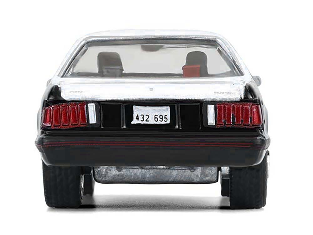 1982 Ford Mustang SSP "Texas Department of Public Safety Highway Patrol" Black with White Hood and Top "Hobby Exclusive" Series 1/64 Diecast Model Car by Greenlight - image 5