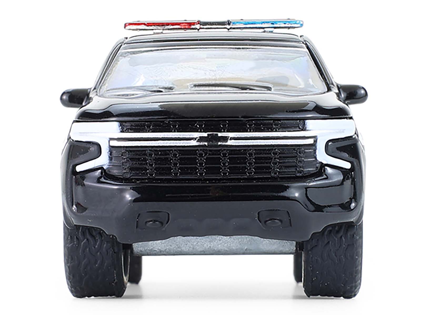 2024 Chevrolet Tahoe Police Pursuit Vehicle "Dover Police – 100th Anniversary Edition" Black with White Stripes "Hobby Exclusive" Series 1/64 Diecast Model Car by Greenlight - image 4