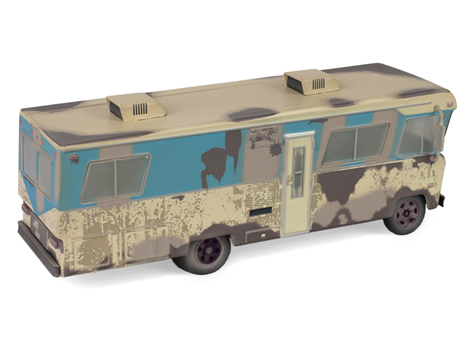 1972 Condor II RV (Recreational Vehicle) "Going on Vacation" Evergreen (Weathered) "Hobby Exclusive" Series 1/64 Diecast Model Car by Greenlight - image 3