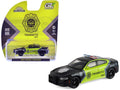2022 Dodge Charger "SSC Mexico City Traffic Control Police" Black and Neon Green "Hobby Exclusive" Series 1/64 Diecast Model Car by Greenlight