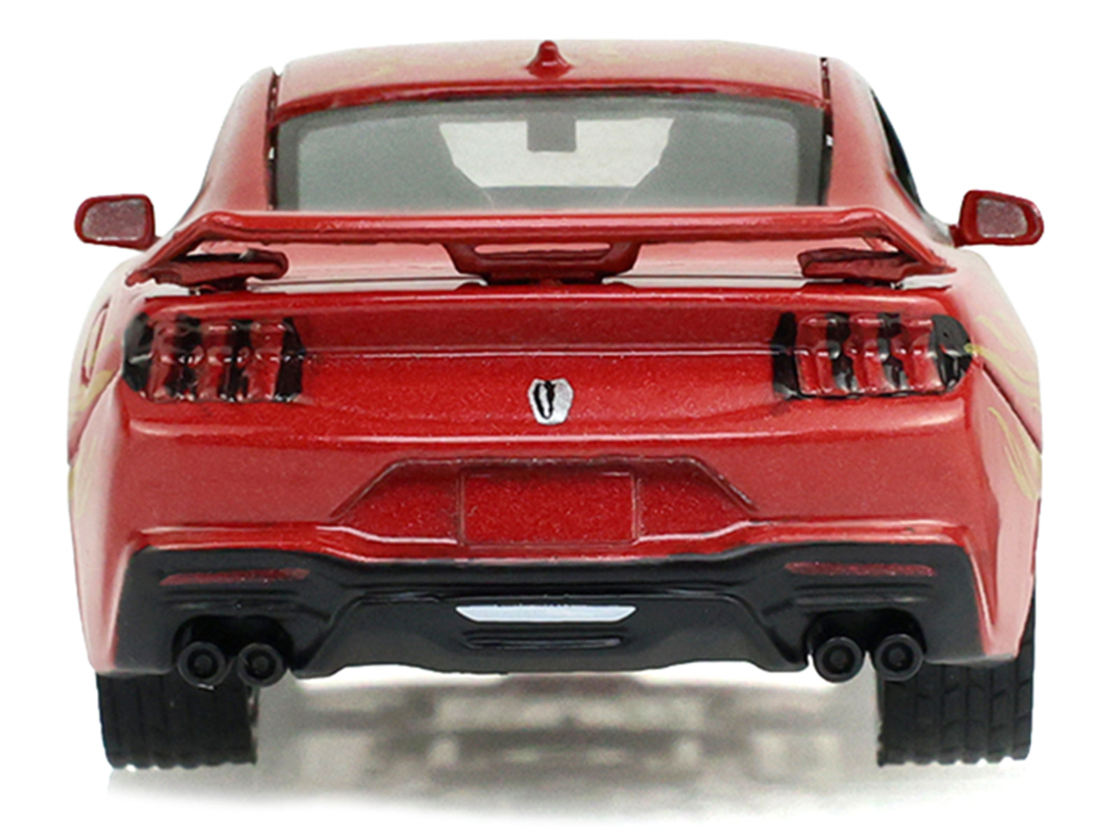 2024 Ford Mustang Dark Horse "Chinese Zodiac 2026 Year of the Horse" Red with Gold Graphics "Hobby Exclusive" Series 1/64 Diecast Model Car by Greenlight - image 5