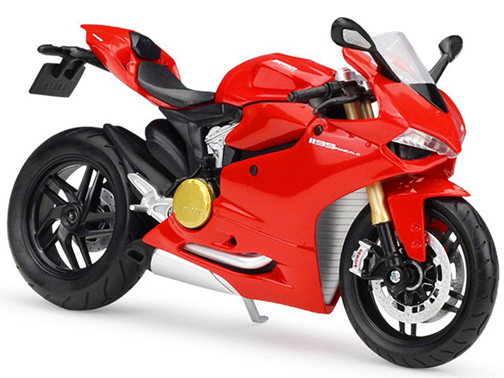 Ducati 1199 Panigale Red with Stand 1/12 Diecast Motorcycle Model by Maisto - image 2