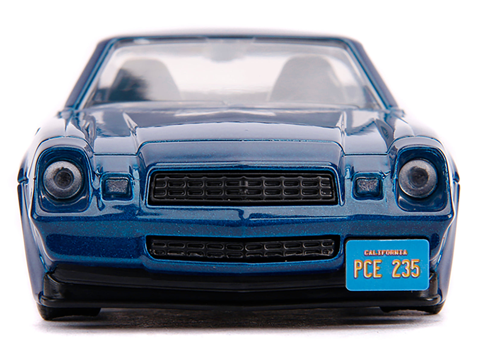 Billy's Chevrolet Camaro Z28 Metallic Dark Blue "Stranger Things" (2016) TV Series "Hollywood Rides" 1/32 Diecast Model Car by Jada - image 4