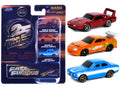 "Fast & Furious 25th Anniversary" 3 piece Set #2 "Nano Hollywood Rides" Diecast Model Cars by Jada