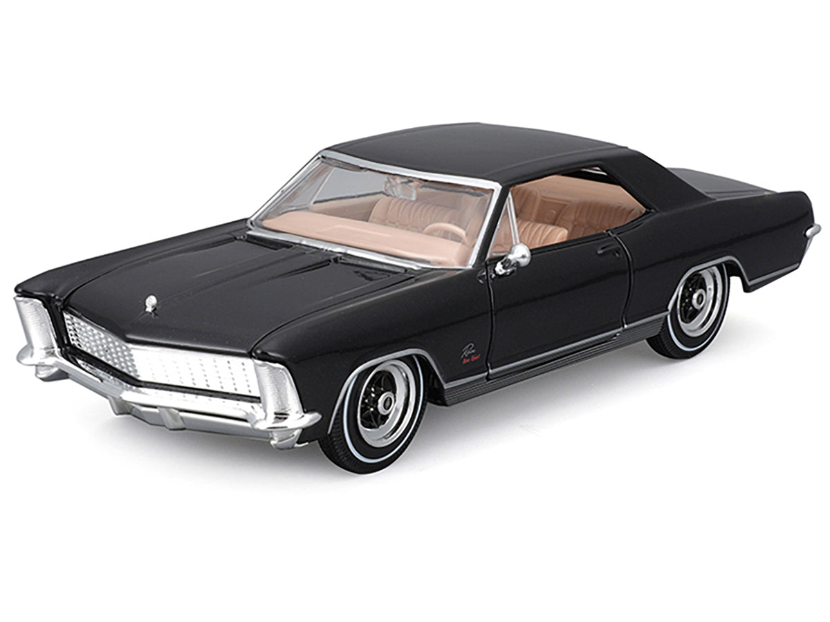 1965 Buick Riviera Gran Sport Black Metallic "Special Edition" Series 1/26 Diecast Model Car by Maisto - image 2