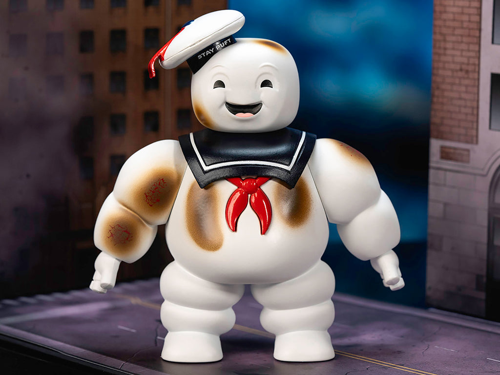 "Ghostbusters" 6" Stay Puft Marshmallow Man Figure with Nano Ecto-1 Car Diorama Set "Ghostbusters" (1984) Movie "Next Level" Series Model by Jada - image 3