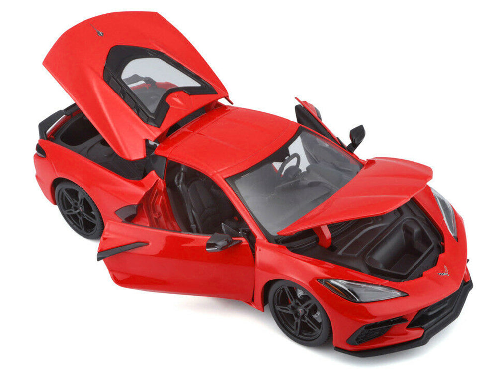 2020 Chevrolet Corvette Stingray C8 Red 1/18 Diecast Model Car by Maisto - image 2