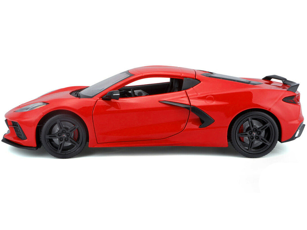 2020 Chevrolet Corvette Stingray C8 Red 1/18 Diecast Model Car by Maisto - image 4
