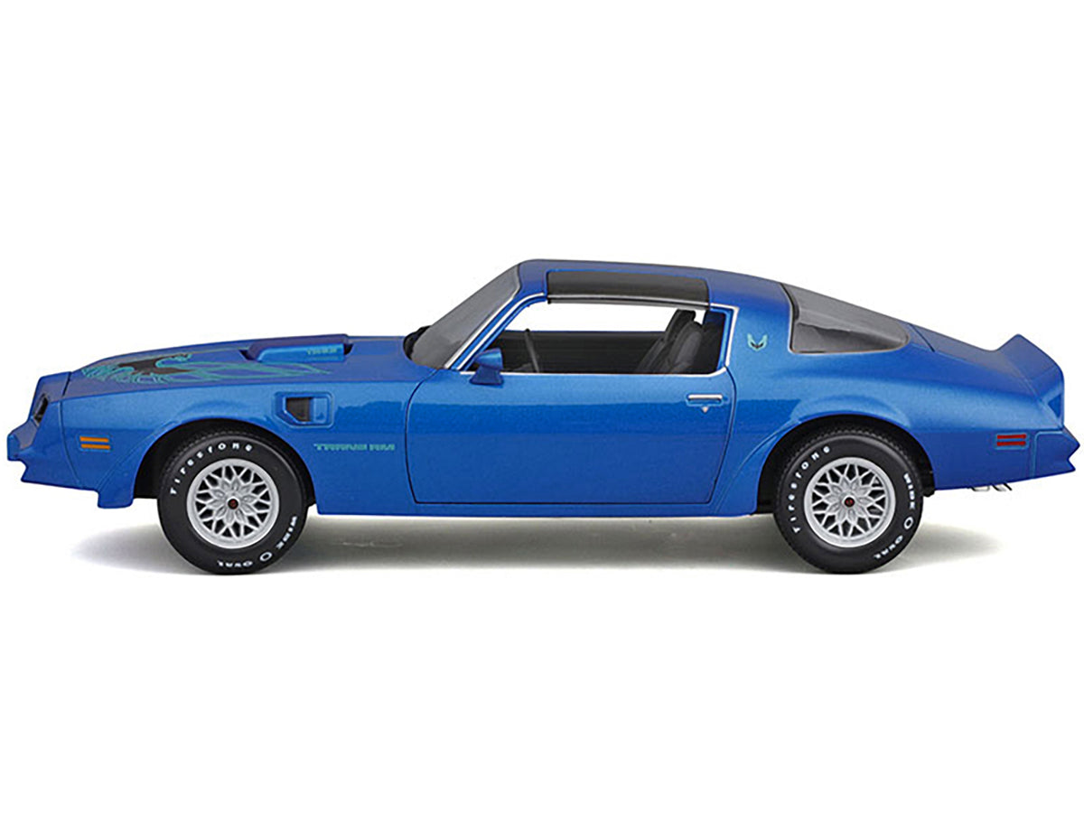 1978 Pontiac Firebird Trans Am Blue Metallic with Hood Graphics "Special Edition" Series 1/18 Diecast Model Car by Maisto - image 2