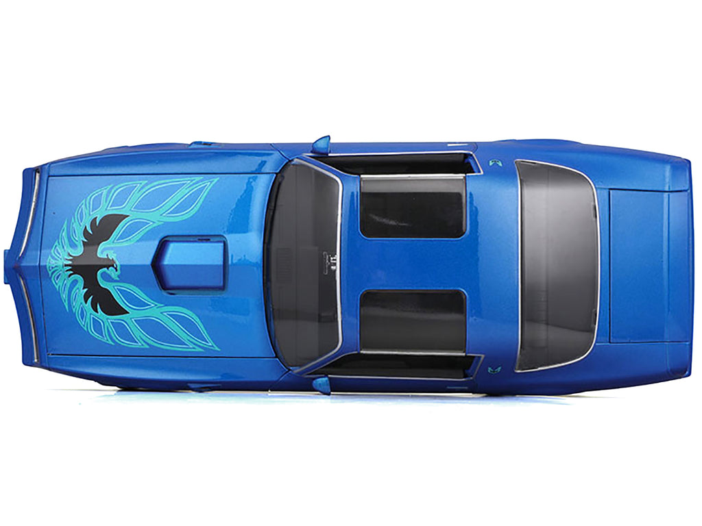 1978 Pontiac Firebird Trans Am Blue Metallic with Hood Graphics "Special Edition" Series 1/18 Diecast Model Car by Maisto - image 3