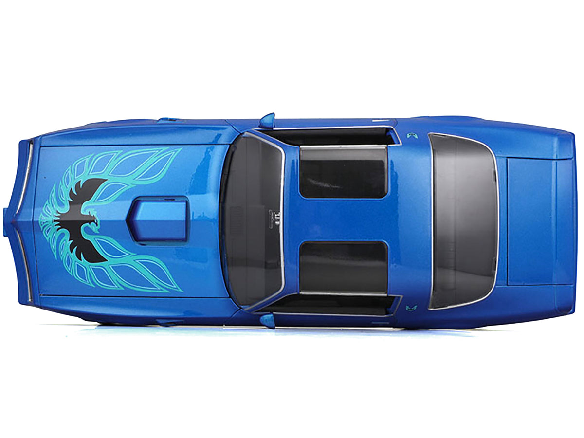 1978 Pontiac Firebird Trans Am Blue Metallic with Hood Graphics "Special Edition" Series 1/18 Diecast Model Car by Maisto - image 3