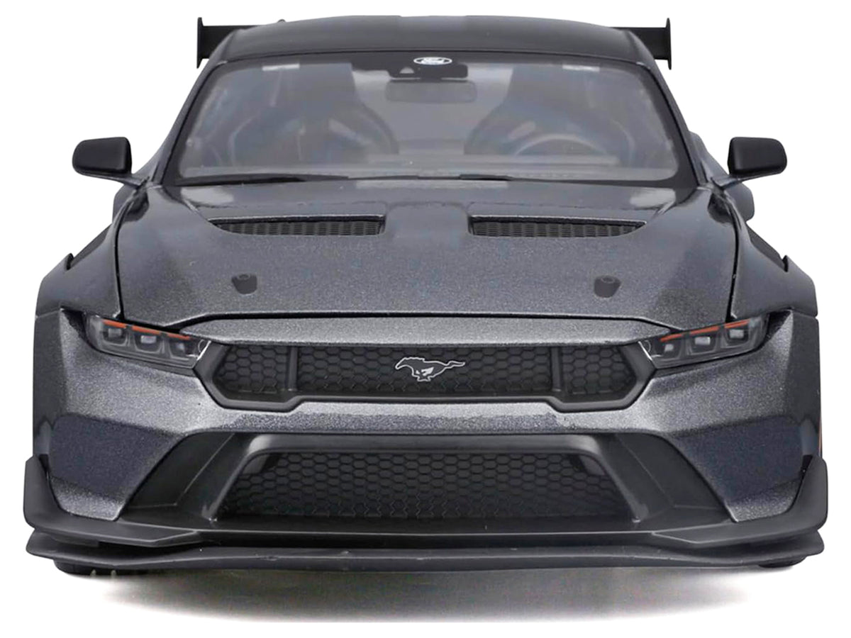 2025 Ford Mustang GTD Dark Gray Metallic with Black Top "Special Edition" Series 1/18 Diecast Model Car by Maisto - image 4