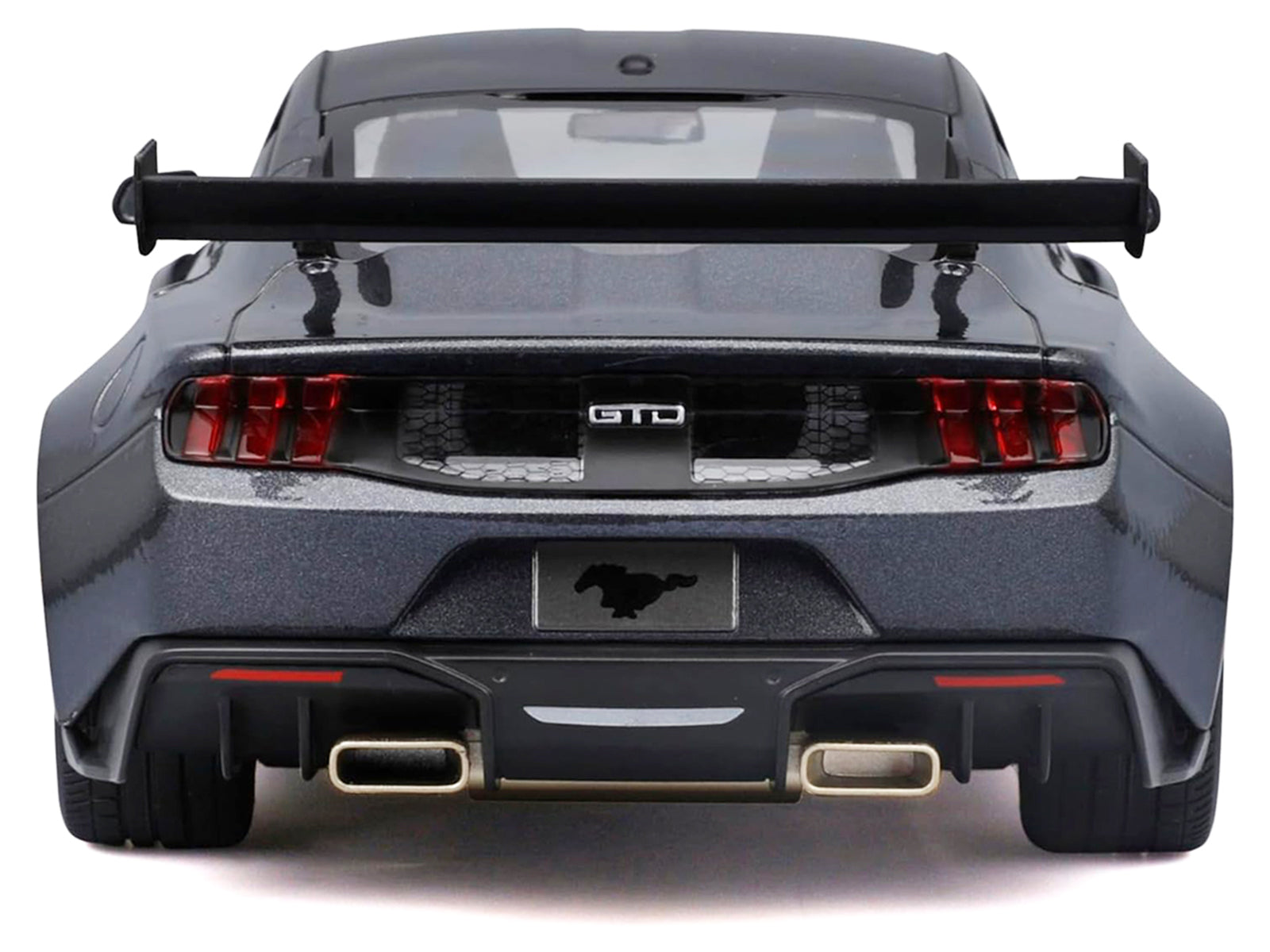 2025 Ford Mustang GTD Dark Gray Metallic with Black Top "Special Edition" Series 1/18 Diecast Model Car by Maisto - image 5