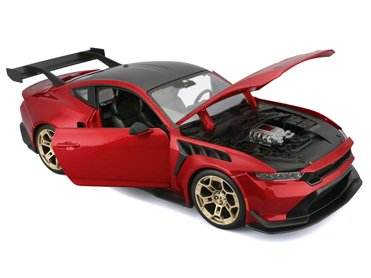 2025 Ford Mustang GTD Red Metallic with Black Top "Special Edition" Series 1/18 Diecast Model Car by Maisto - image 2