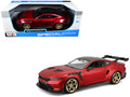 2025 Ford Mustang GTD Red Metallic with Black Top "Special Edition" Series 1/18 Diecast Model Car by Maisto