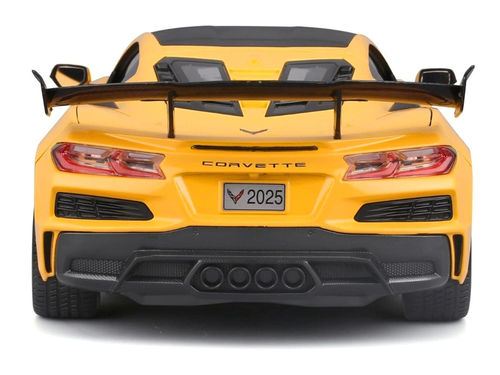 Chevrolet Corvette ZR1 Coupe Yellow with Carbon Top "Special Edition" Series 1/18 Diecast Model Car by Maisto