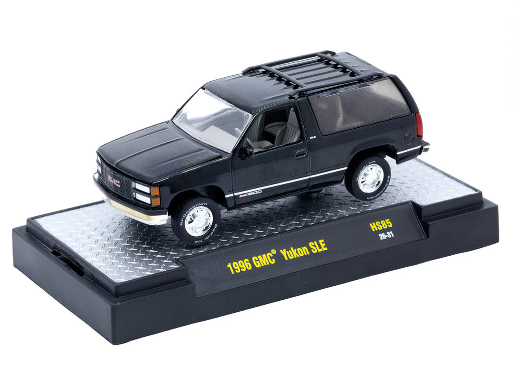 1996 GMC Yukon SLE Black Limited Edition to 17578 pieces Worldwide 1/64 Diecast Model Car by M2 Machines - image 2