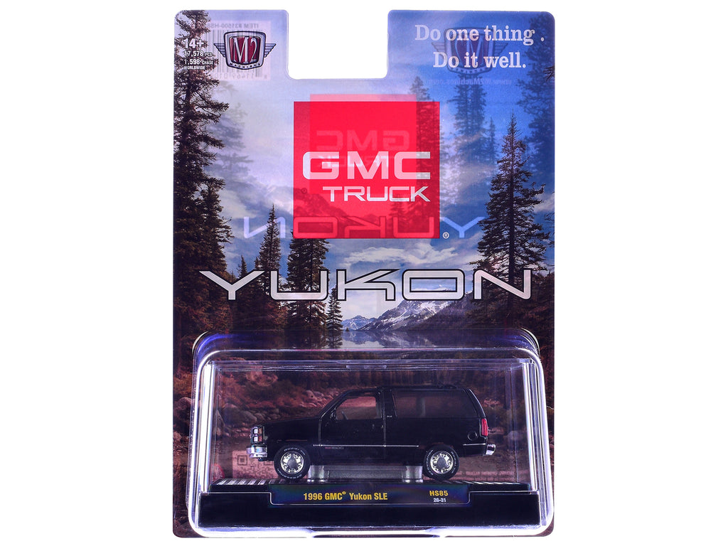 1996 GMC Yukon SLE Black Limited Edition to 17578 pieces Worldwide 1/64 Diecast Model Car by M2 Machines - image 3