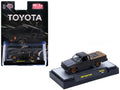 1985 Toyota SR5 Pickup Truck "Slammed Custom" Matt Gray with Carbon Hood Limited Edition to 10890 pieces Worldwide 1/64 Diecast Model Car by M2 Machines