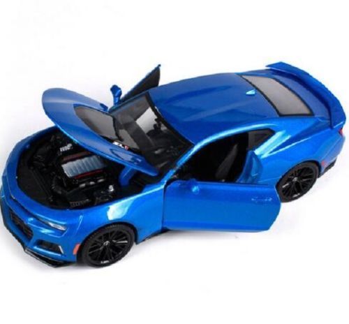 2017 Chevrolet Camaro ZL1 Blue Metallic 1/24 Diecast Model Car by Maisto - image 2
