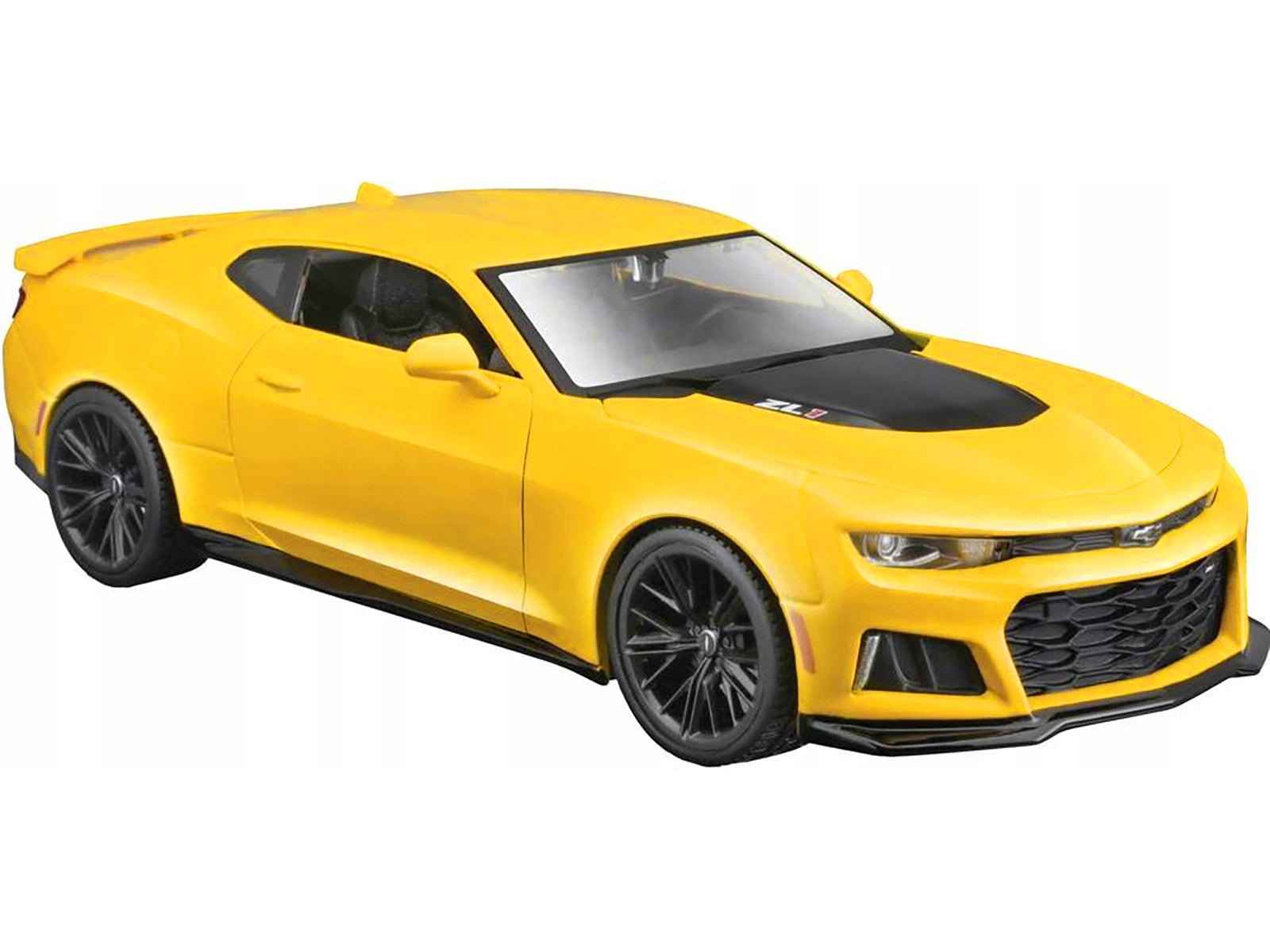 2017 Chevrolet Camaro ZL1 Yellow Metallic "Special Edition" 1/24 Diecast Model Car by Maisto - image 2