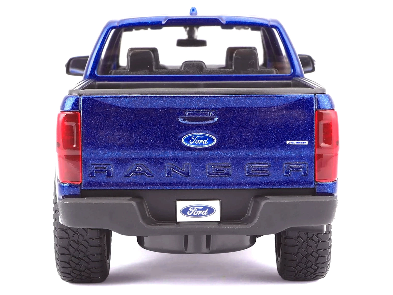 2019 Ford Ranger Lariat Sport Pickup Truck Dark Blue Metallic 1/27 Diecast Model Car by Maisto - image 5