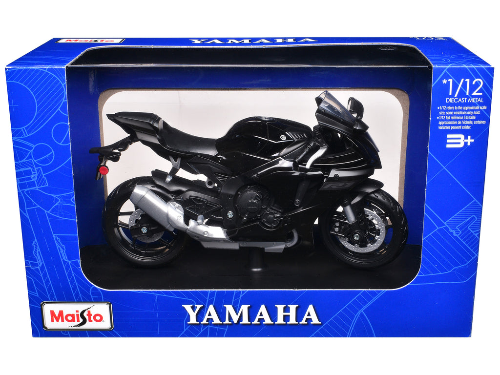Yamaha YZF-R1 Black 1/12 Diecast Motorcycle Model by Maisto - image 3