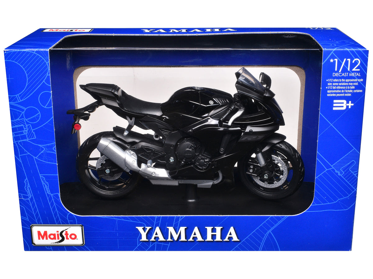 Yamaha YZF-R1 Black 1/12 Diecast Motorcycle Model by Maisto - image 3