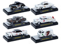 "Auto-Thentics" 6 piece Set Release S154 IN DISPLAY CASES Limited Edition 1/64 Diecast Model Cars by M2 Machines