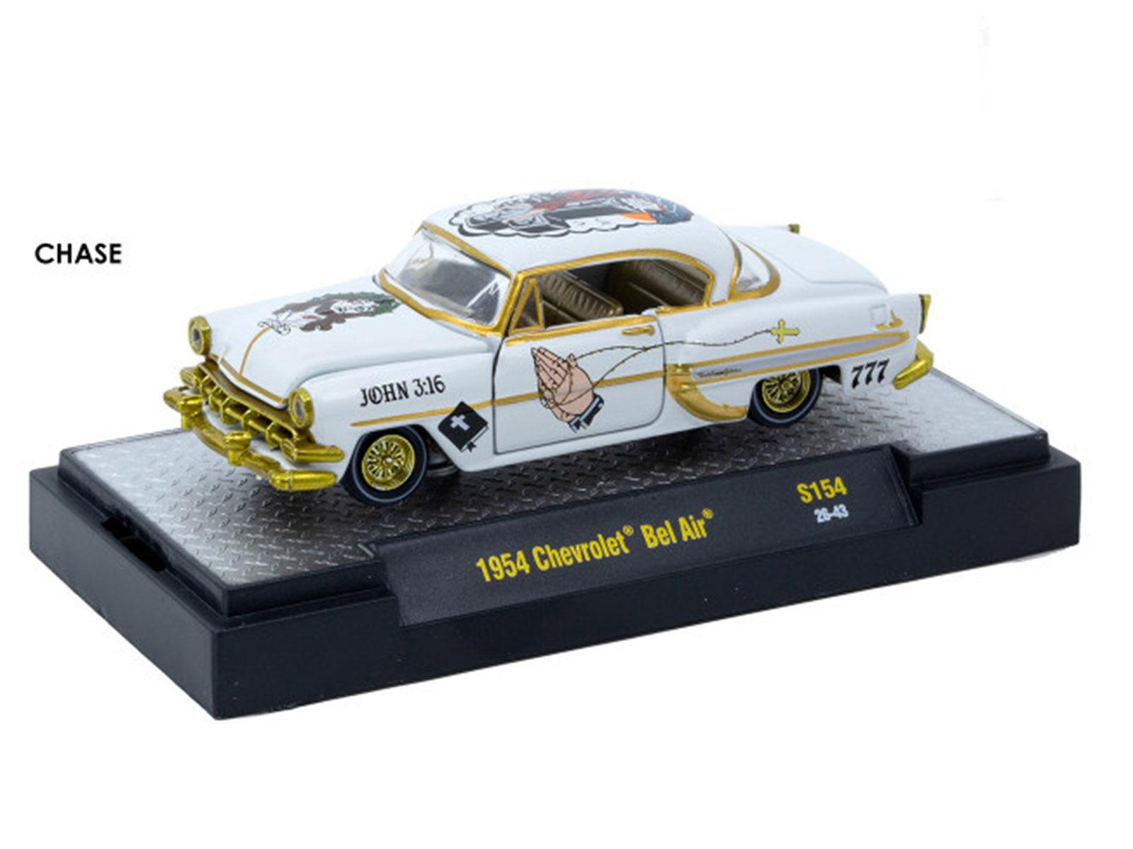 "Auto-Thentics" 6 piece Set Release S154 IN DISPLAY CASES Limited Edition 1/64 Diecast Model Cars by M2 Machines