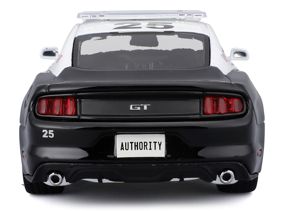 2015 Ford Mustang GT 5.0 "Police" Black and White "Authority" Series 1/24 Diecast Model Car by Maisto - image 5