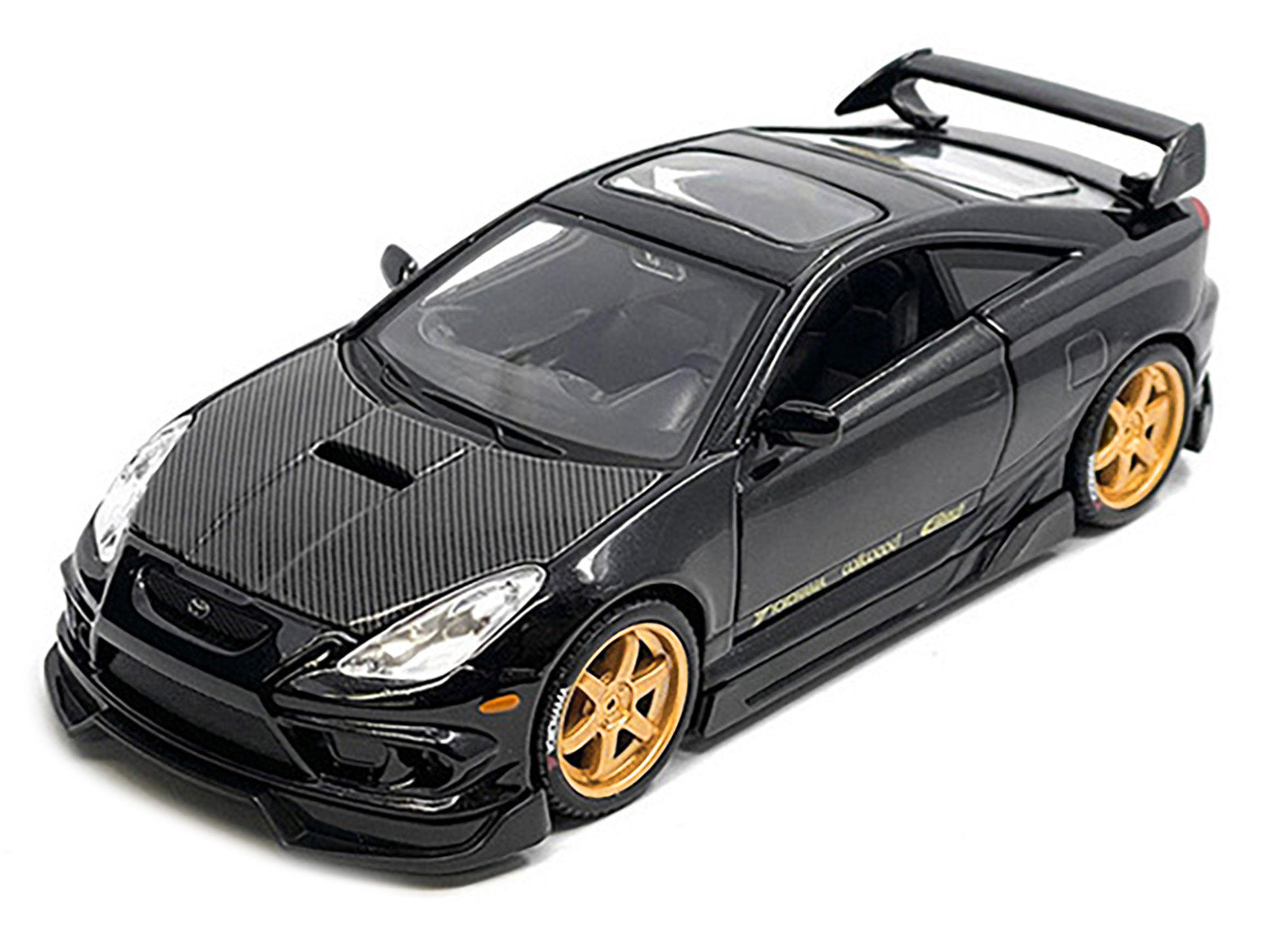 Toyota Celica GT-S Black with Carbon Hood and Sunroof "Maisto Design Tokyo Mod" Series 1/24 Diecast Model Car by Maisto - image 2