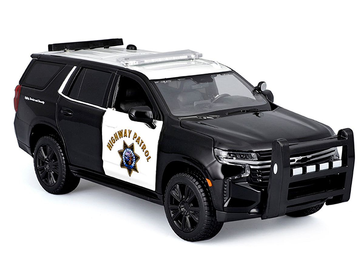 2021 Chevrolet Tahoe "California Highway Patrol" Black and White "Authority" "Maisto Design" Series 1/26 Diecast Model Car by Maisto - image 3