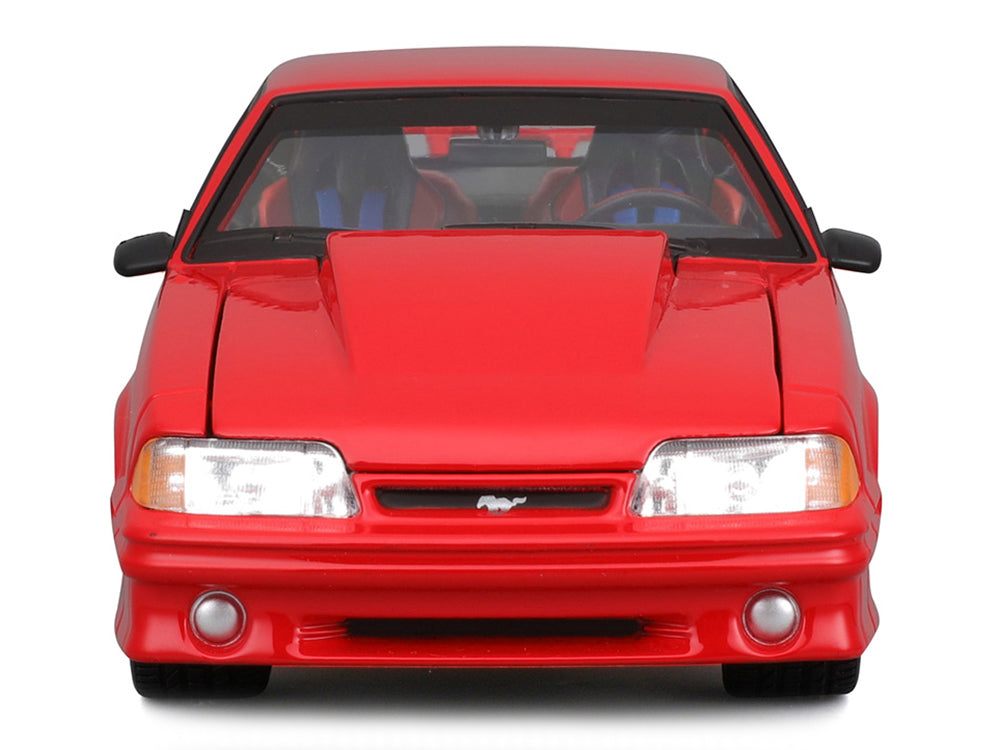 1993 Ford Mustang SVT Cobra Red "Classic Muscle" "Maisto Design" Series 1/24 Diecast Model Car by Maisto - image 4