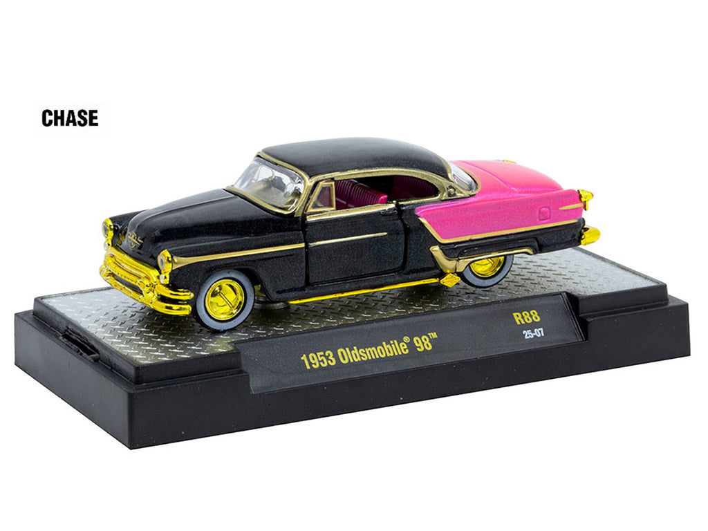 "Auto Meets" Set of 6 Cars IN DISPLAY CASES Release 88 Limited Edition 1/64 Diecast Model Cars by M2 Machines - image 2