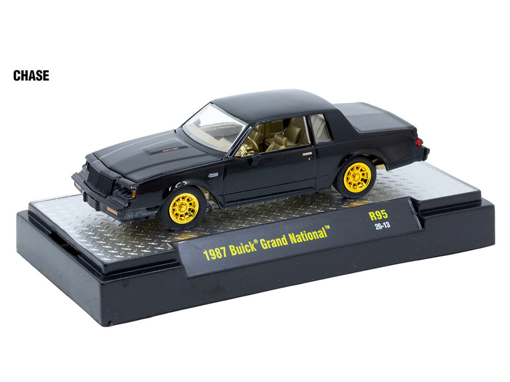 "Auto Meets" Set of 6 Cars IN DISPLAY CASES Release 95 Limited Edition 1/64 Diecast Model Cars by M2 Machines - image 2