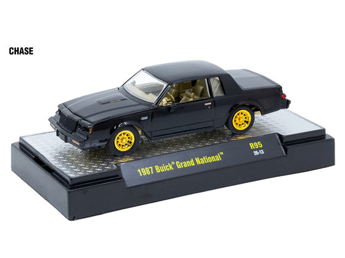 "Auto Meets" Set of 6 Cars IN DISPLAY CASES Release 95 Limited Edition 1/64 Diecast Model Cars by M2 Machines - image 2