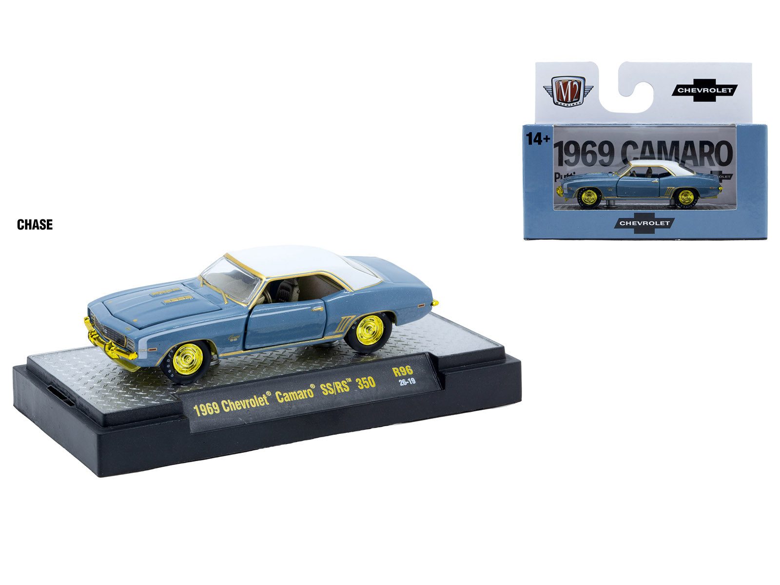 "Auto Meets" Set of 6 Cars IN DISPLAY CASES Release 96 Limited Edition 1/64 Diecast Model Cars by M2 Machines - image 2