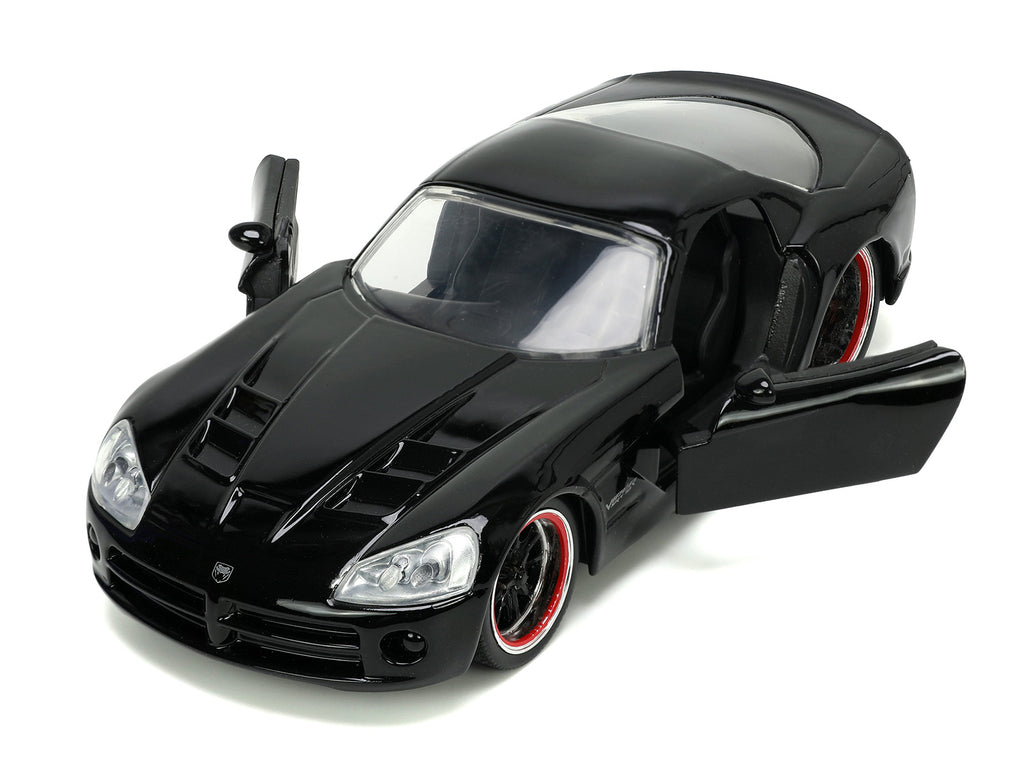 Letty's Dodge Viper SRT 10 Black "Furious 7" (2015) Movie "Fast & Furious" Series 1/32 Diecast Model Car by Jada - image 2