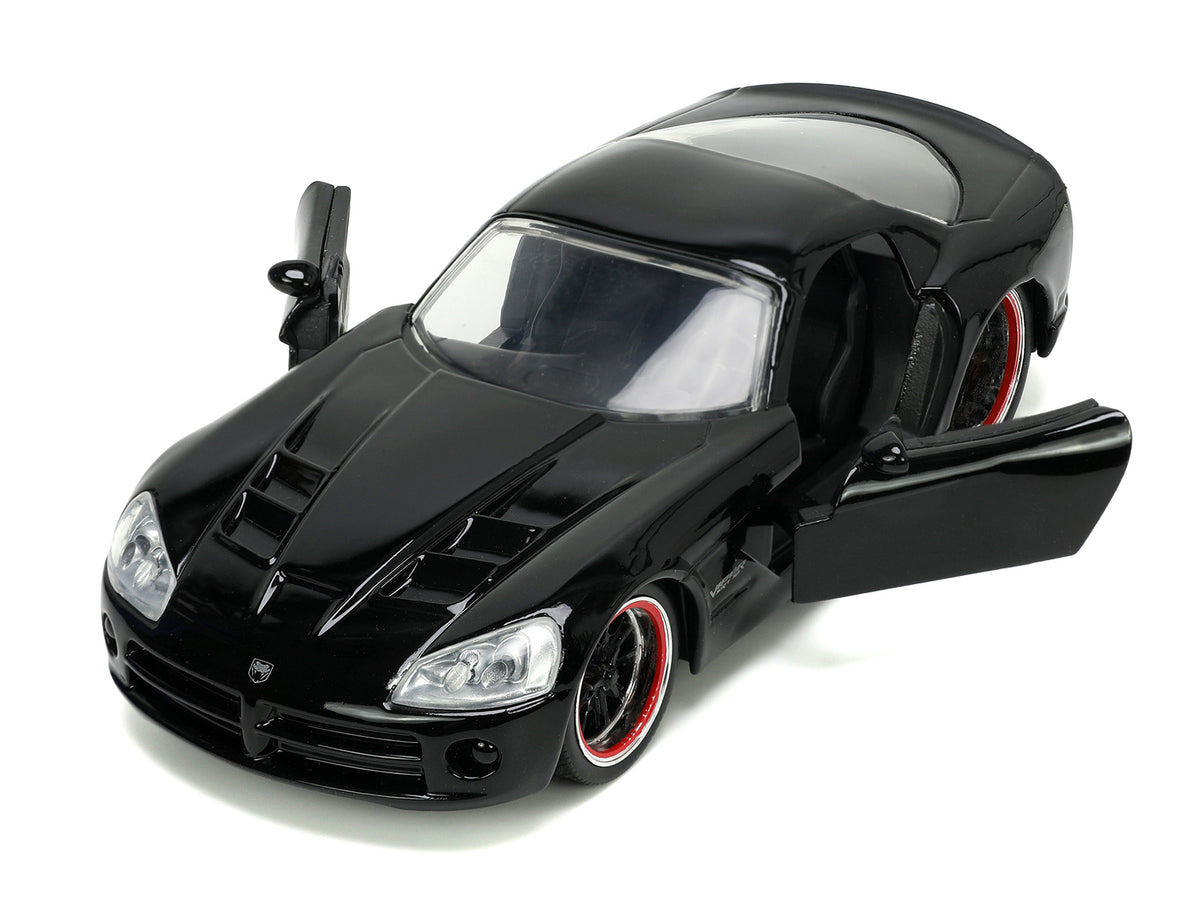 Letty's Dodge Viper SRT 10 Black "Furious 7" (2015) Movie "Fast & Furious" Series 1/32 Diecast Model Car by Jada - image 2
